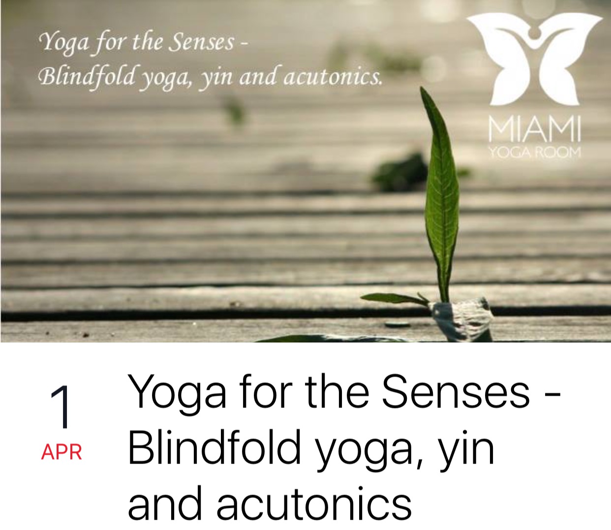 Yoga for the Senses